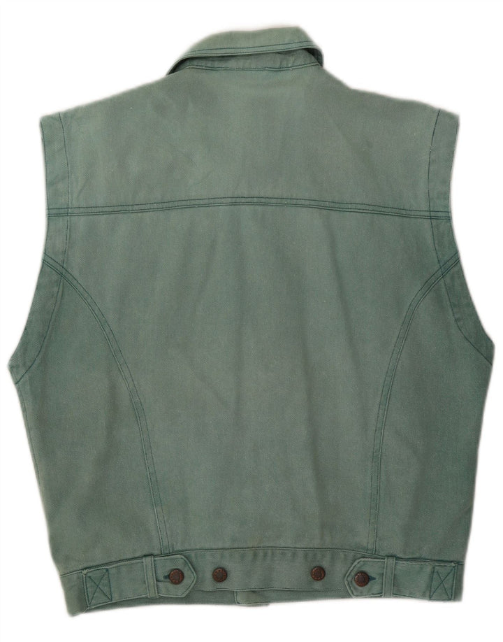 C&A Herre Denim Gilet UK 36 Small Blue Cotton