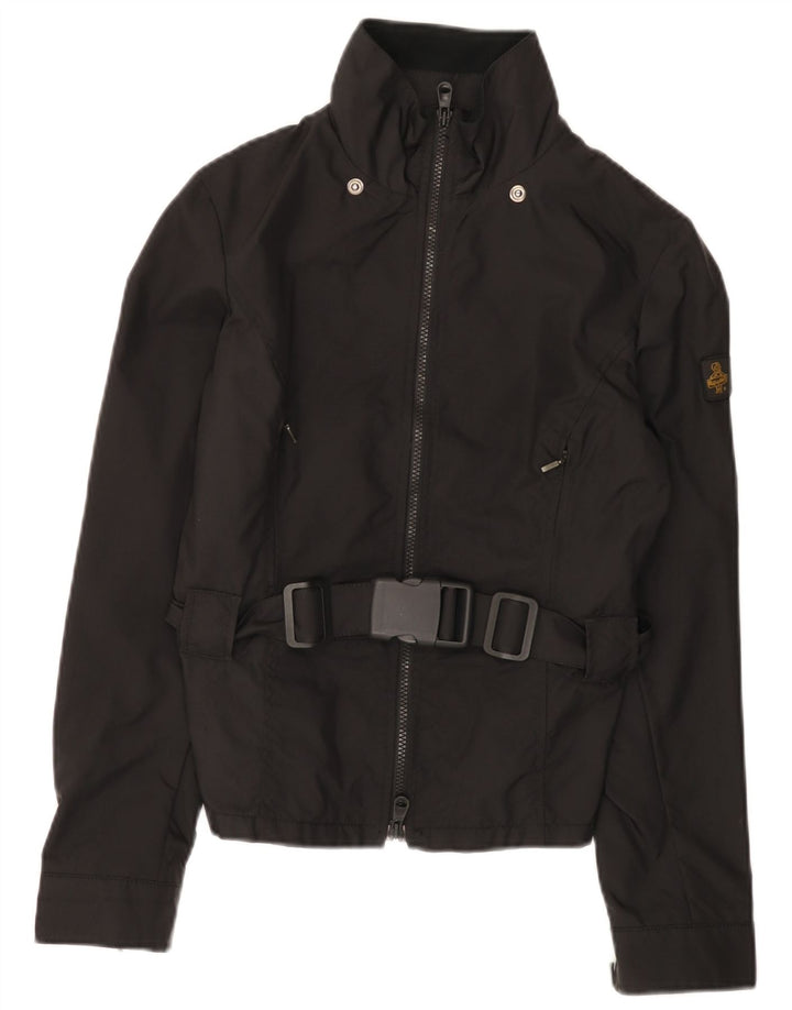 Refrigiwear Womens Bomber Jacket UK 6 XS Sort Polyamid