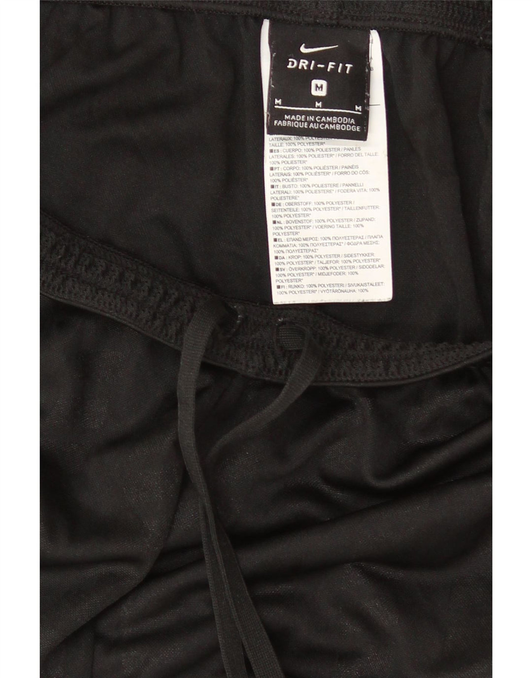 Nike Herre Dri Fit Sportshorts Medium Sort Polyester