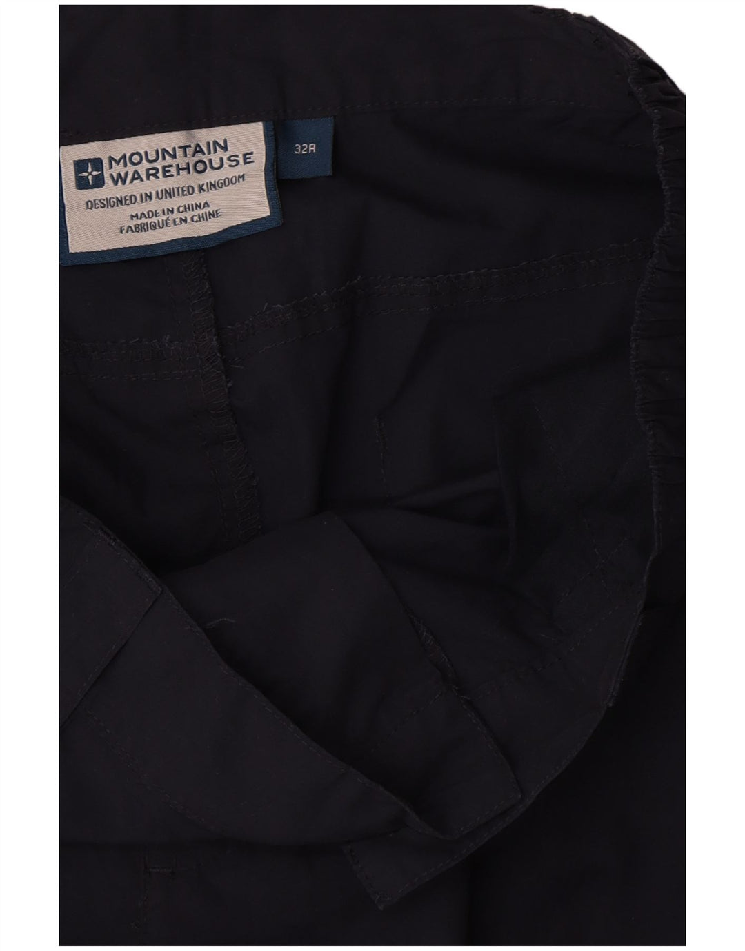 Mountain Warehouse Straight Cargo bukser til mænd W32 L32 Marineblå polyester
