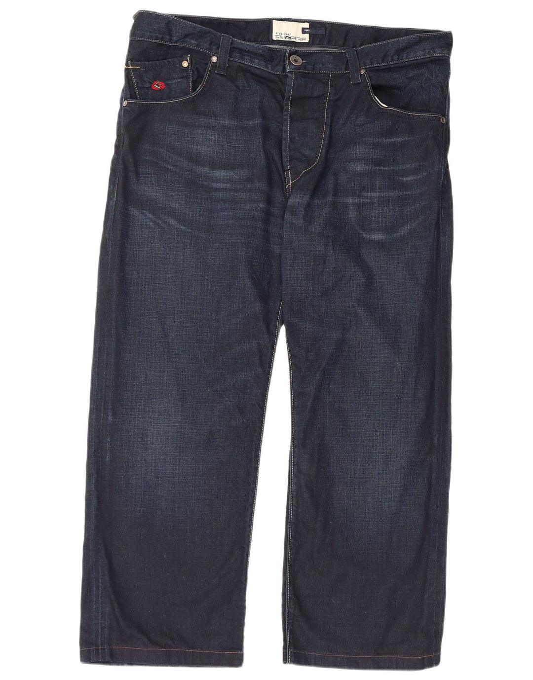 ENERGIE Straight jeans til mænd W38 L27 Marineblå bomuld