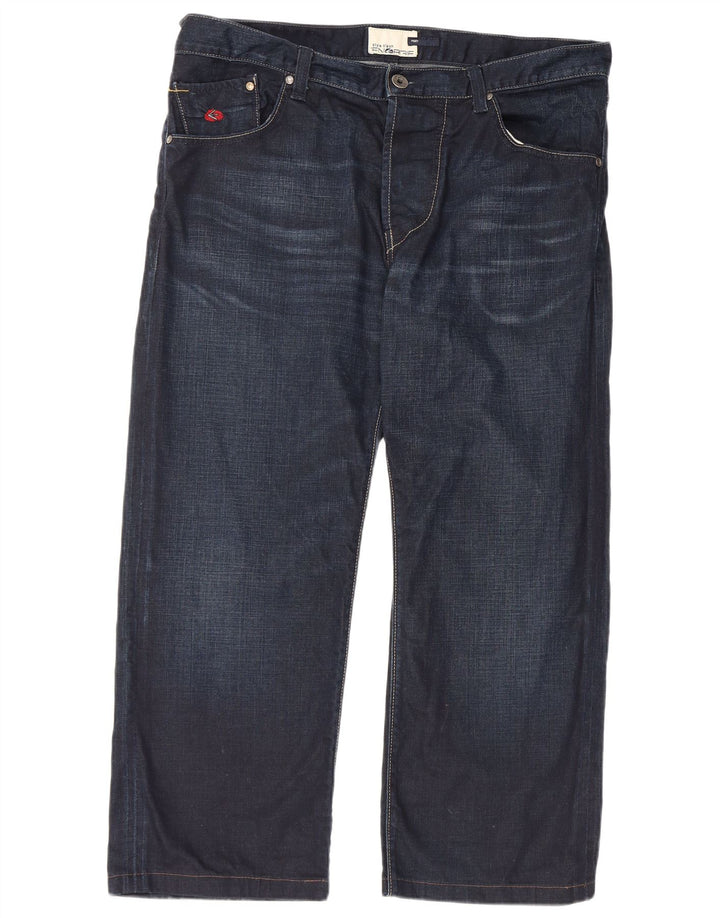 ENERGIE Straight jeans til mænd W38 L27 Marineblå bomuld