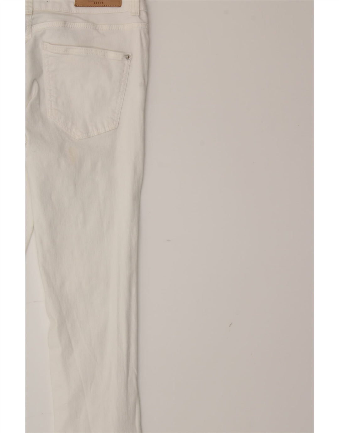 ZARA Womens Distressed Skinny Jeans W26 L29 White Cotton Vintage Zara and Second-Hand Zara from Messina Hembry 