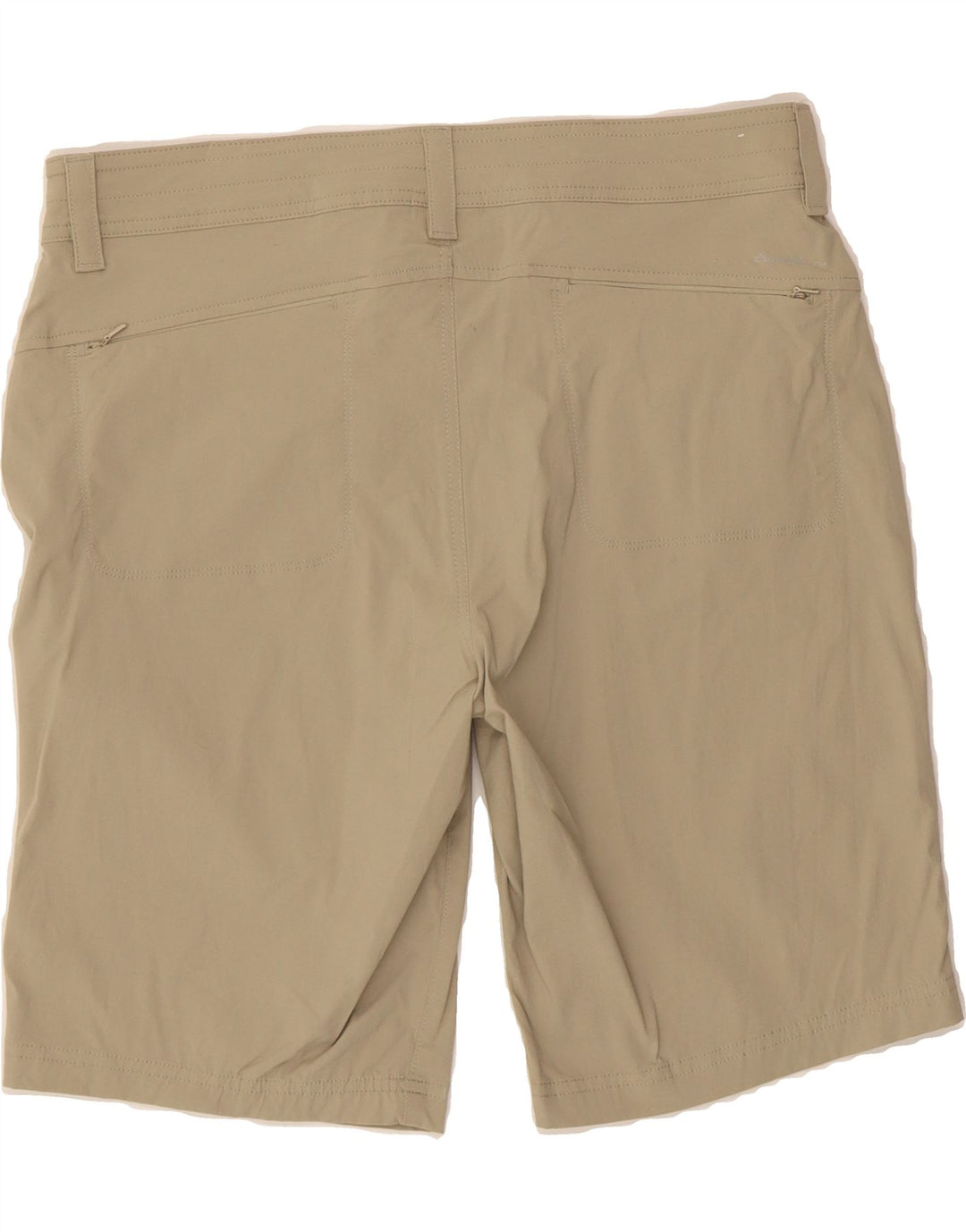 EDDIE BAUER Womens Casual Shorts US 12 Large W34  Khaki Nylon Vintage Eddie Bauer and Second-Hand Eddie Bauer from Messina Hembry 