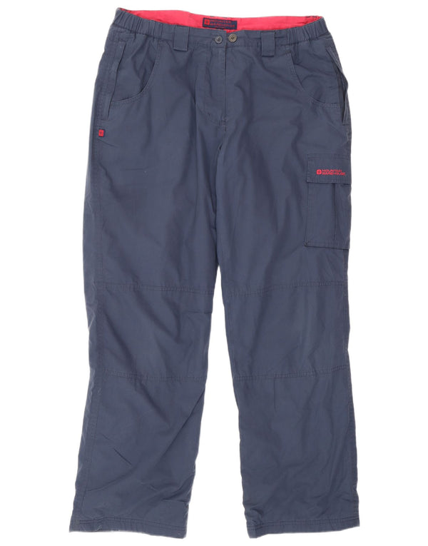 Mountain Warehouse Dame Cargo Trousers UK 14 Large W32 L30 Navy Blue