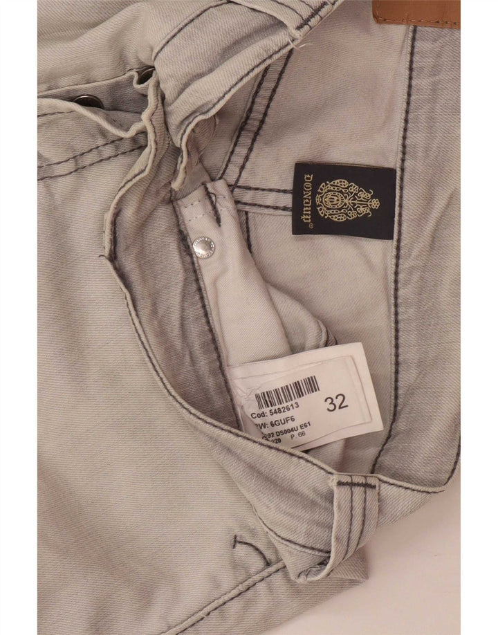 Dunlop Herre Slim Jeans W32 L29 Grå Bomuld