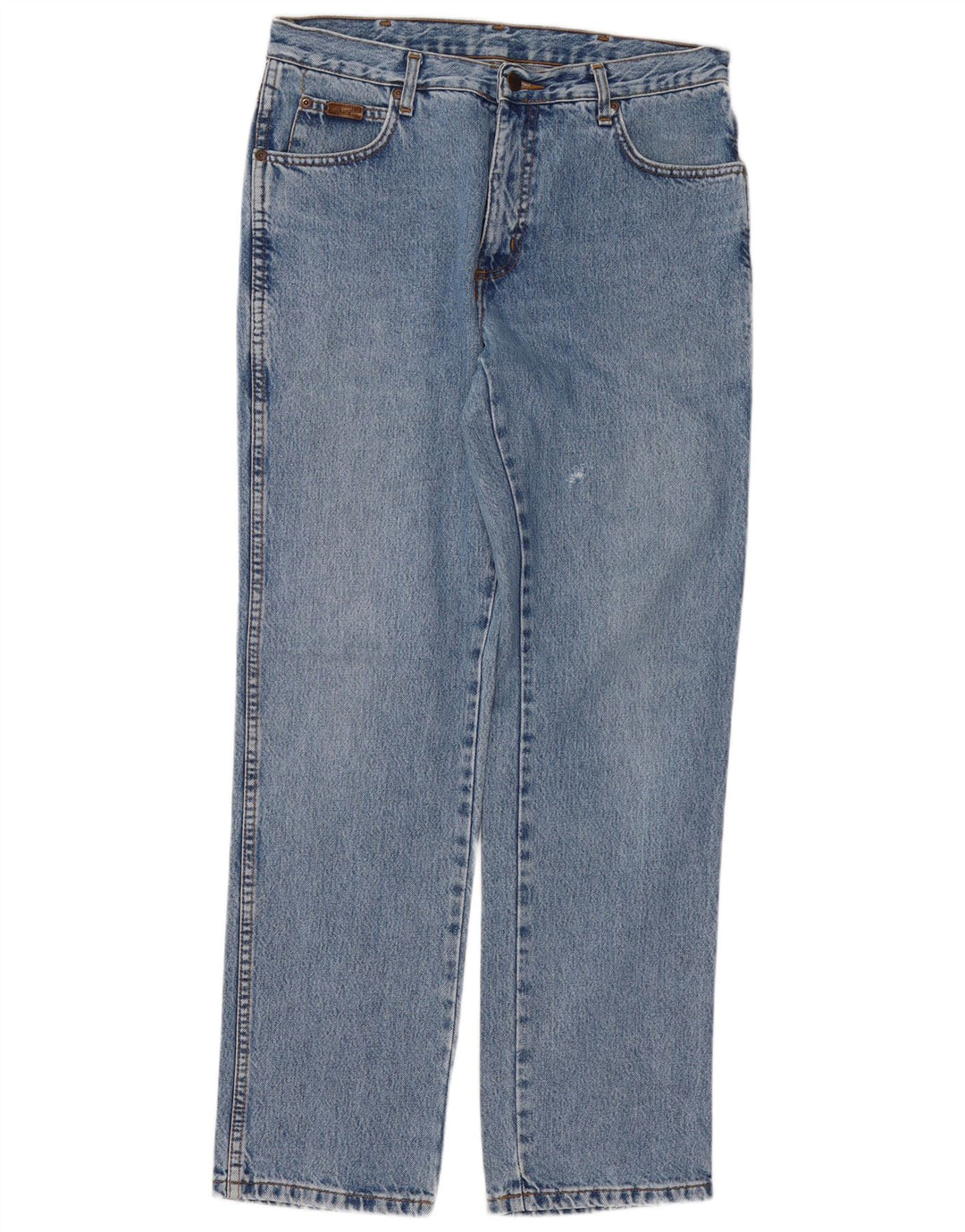 WRANGLER Herre Texas Straight Jeans W33 L32 Blå Bomuld