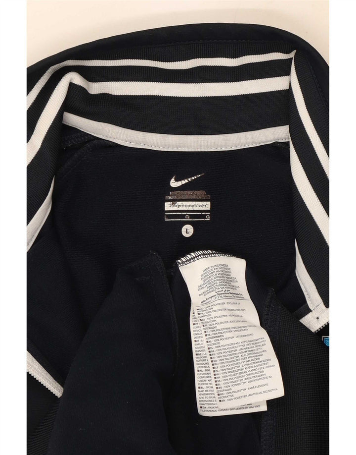 Nike Grafisk træningsdragt topjakke til mænd Stor marineblå polyester