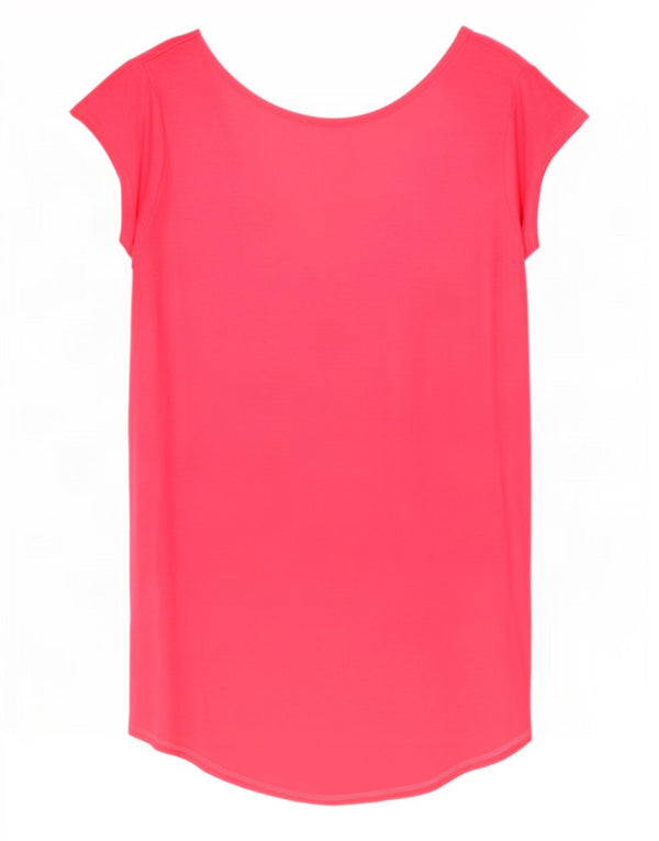Zara Dame Tunika Top UK 14 Large Pink