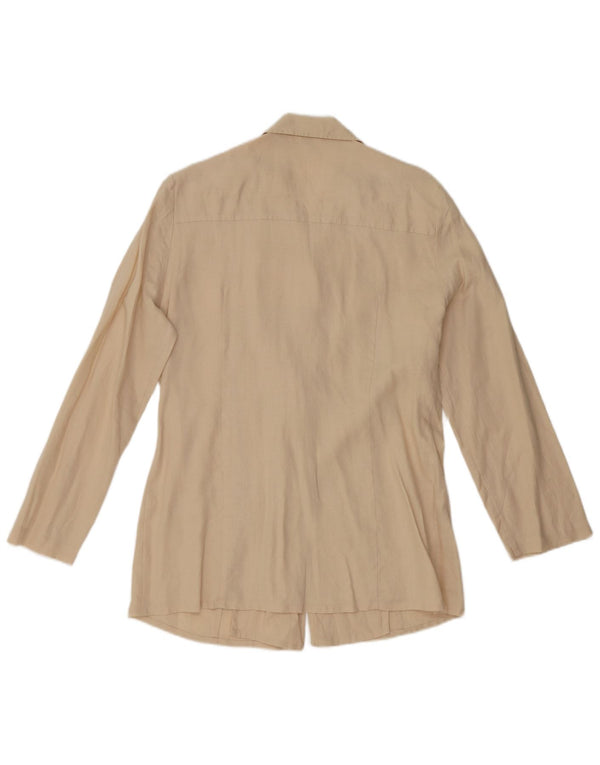 cherie Dame 4-knaps blazerjakke IT 42/44 Medium Beige Linned