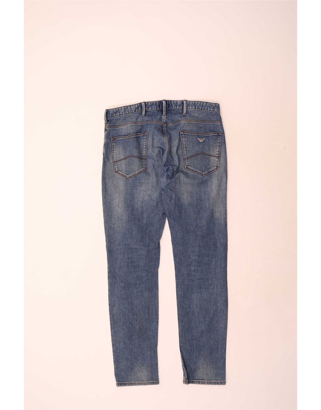 Armani Herre Slim Jeans W34 L34 Blå Bomuld