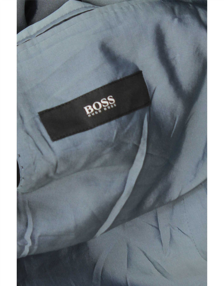 Hugo Boss Herre 3 Button Blazer Jacket UK 44 2XL Sort