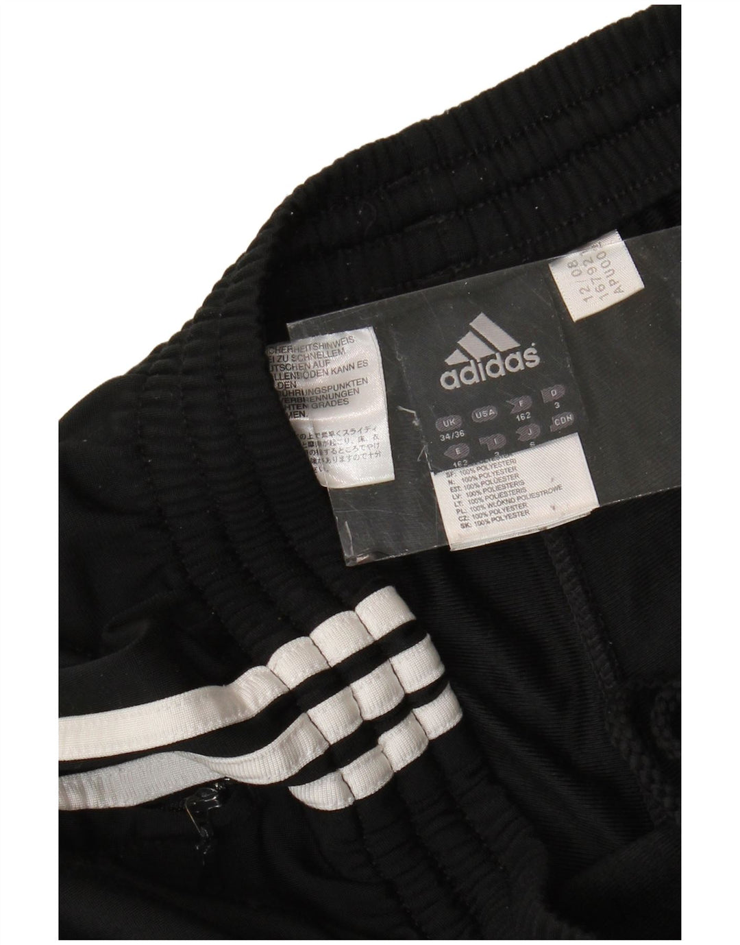 Adidas Træningsdragt til mænd Joggers EU 34/36 Small Black Polyester