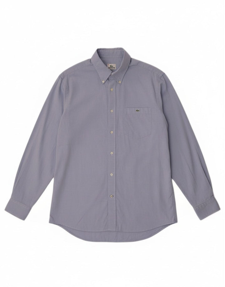 Lacoste Herreskjorte str. 40 Medium Blue Cotton
