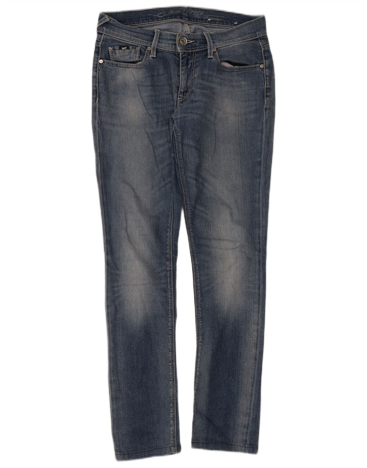 Gas Dame Slim Jeans W30 L30 Blå Bomuld