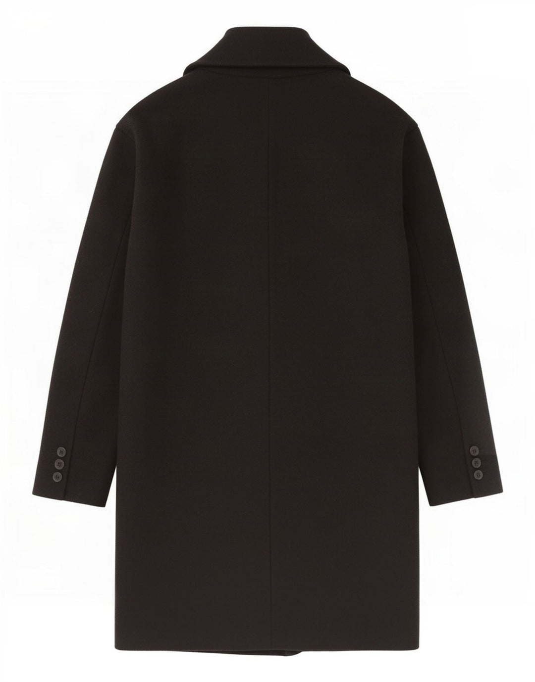 Zara Dame Oversized Overfrakke UK 14 Medium Sort