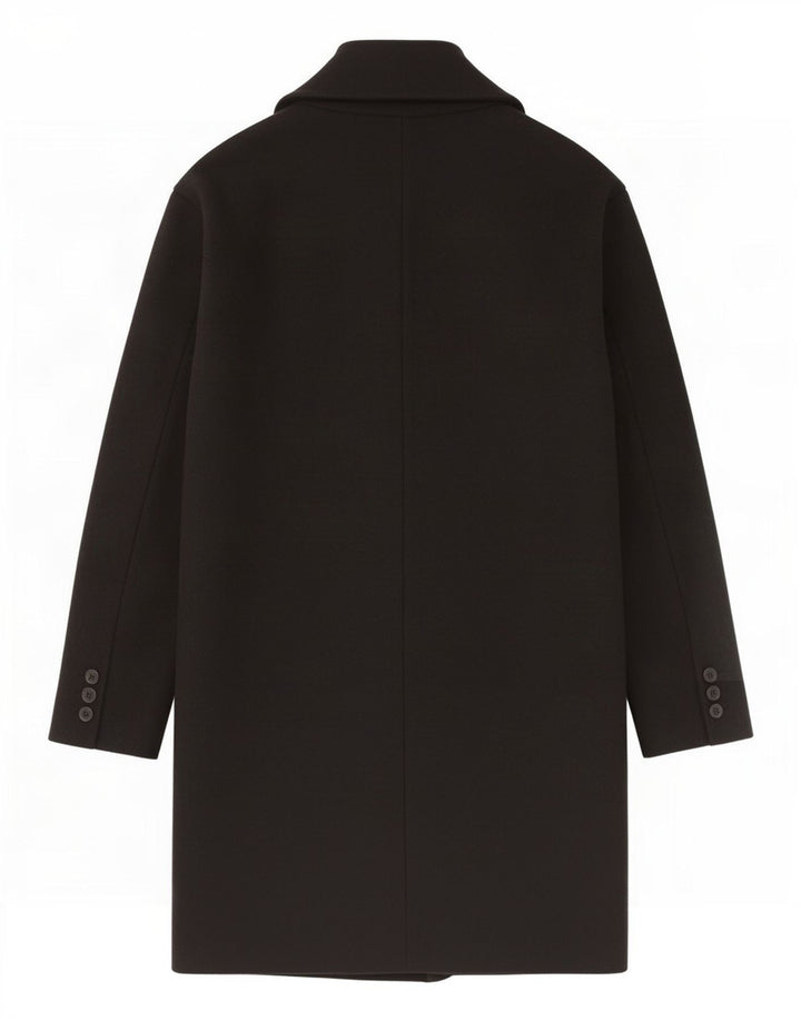 Zara Dame Oversized Overfrakke UK 14 Medium Sort