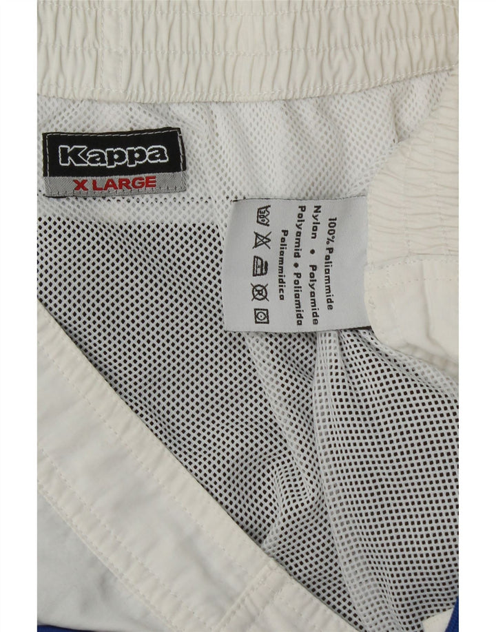 Kappa Badeshorts til mænd XL Sort Colourblock Polyamid