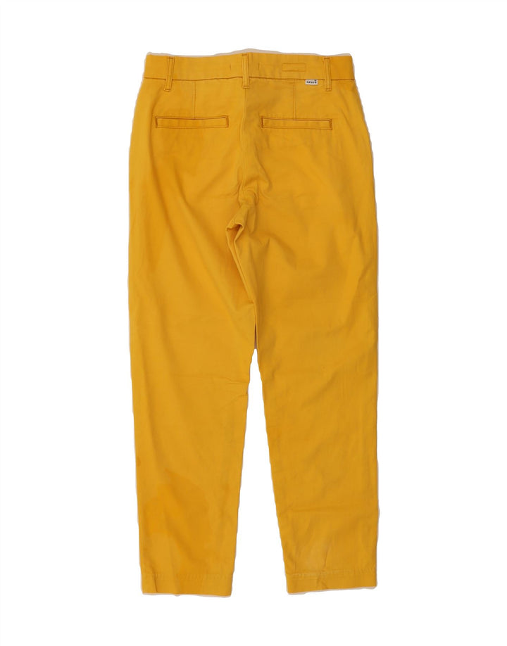 LEVI'S Womens Slim Chino Trousers W26 L27 Yellow Cotton Vintage Levi's and Second-Hand Levi's from Messina Hembry 