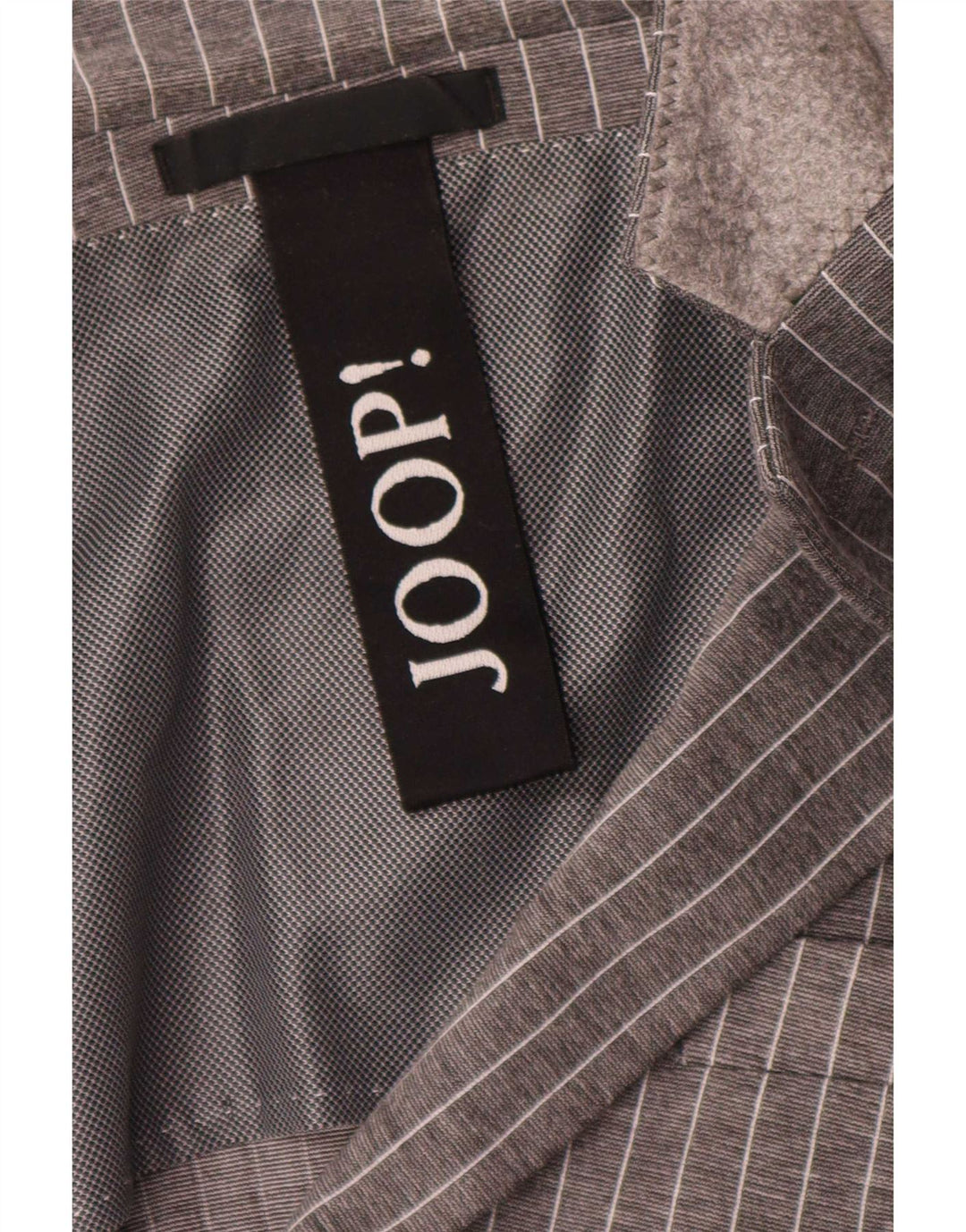 Joop Herre 2 Button Blazer Jacket UK 40 Large Grey Pinstripe