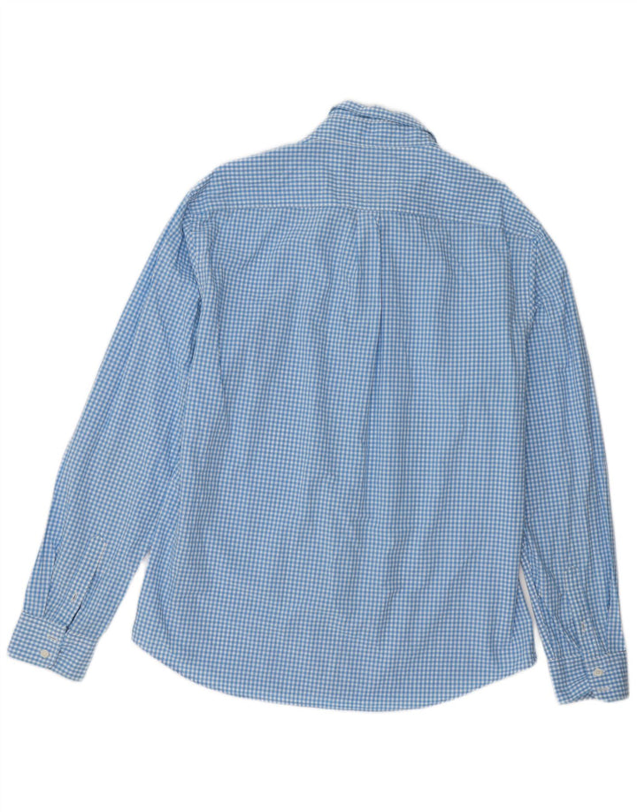 Boden Herre Regular Fit Shirt XL Blue Gingham Cotton
