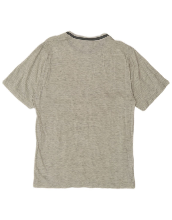 AUSTRALIAN L'ALPINA Herre grafisk T-shirt Top IT 46 Small Grå Flecked