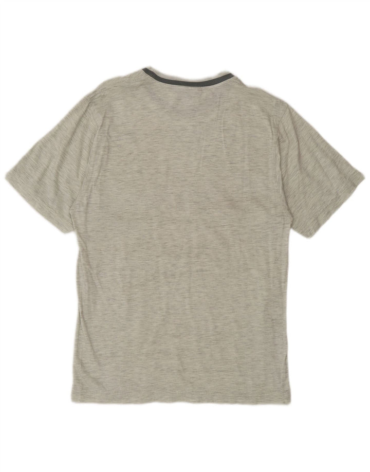 AUSTRALIAN L'ALPINA Herre grafisk T-shirt Top IT 46 Small Grå Flecked
