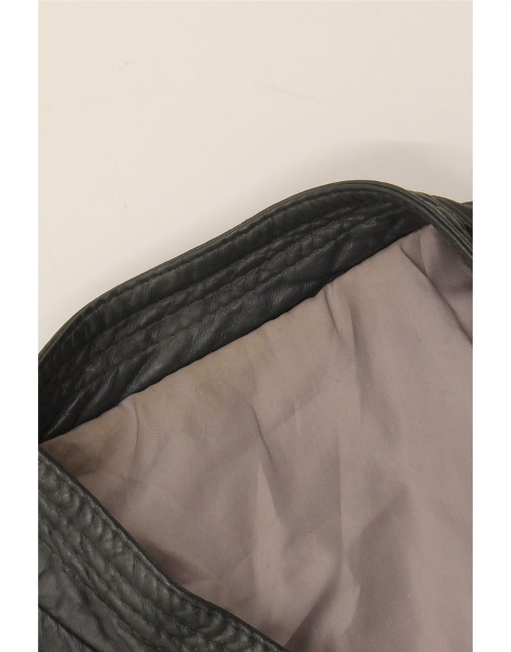 VINTAGE Læderjakke til mænd UK 40 Stort gråt læder