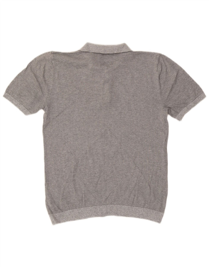 Marks & Spencer Herre skræddersyet pasform Polo Neck sweater mellemgrå