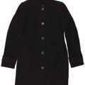 J. CREW Dameoverfrakke US 2 XS sort nylon