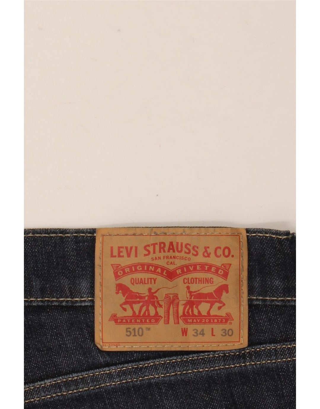 Levi's Herre 510 Skinny Jeans W34 L30 Marineblå
