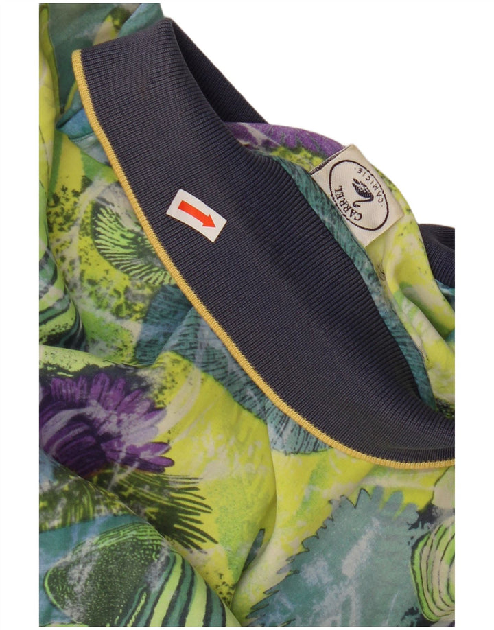 CARREL Herre abstrakt mønster kortærmet skjorte lille flerfarvet