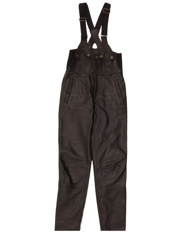 Hein Gericke Herre Højtaljede Dungarees Bukser EU 46 Small W30 L31 Sort