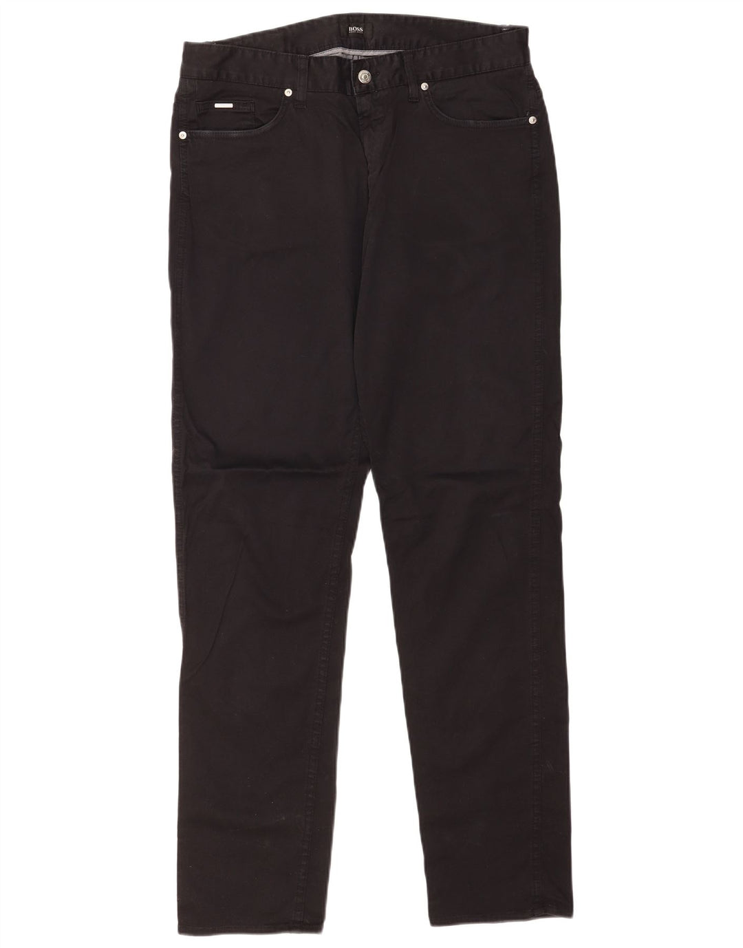 Hugo Boss Herre Slim Jeans W34 L34 Sort Bomuld