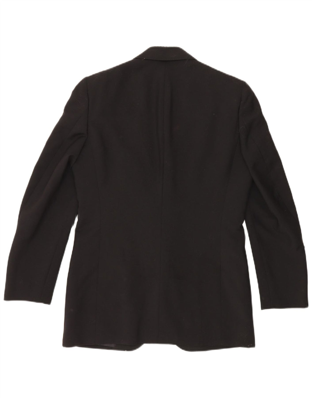 VINTAGE Herre 1 knap 2 stykke sæt IT 46 Small W29 L29 sort uld