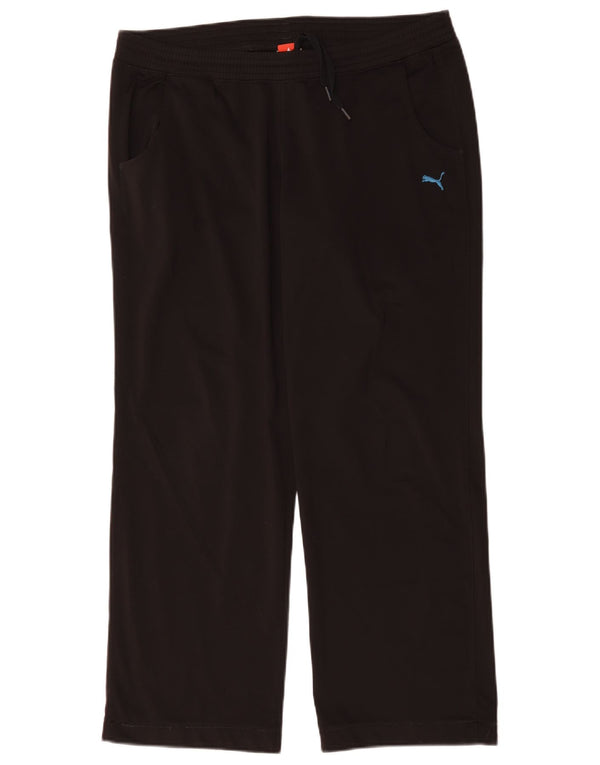 Puma træningsdragt bukser til kvinder UK 16 Large Black Polyester