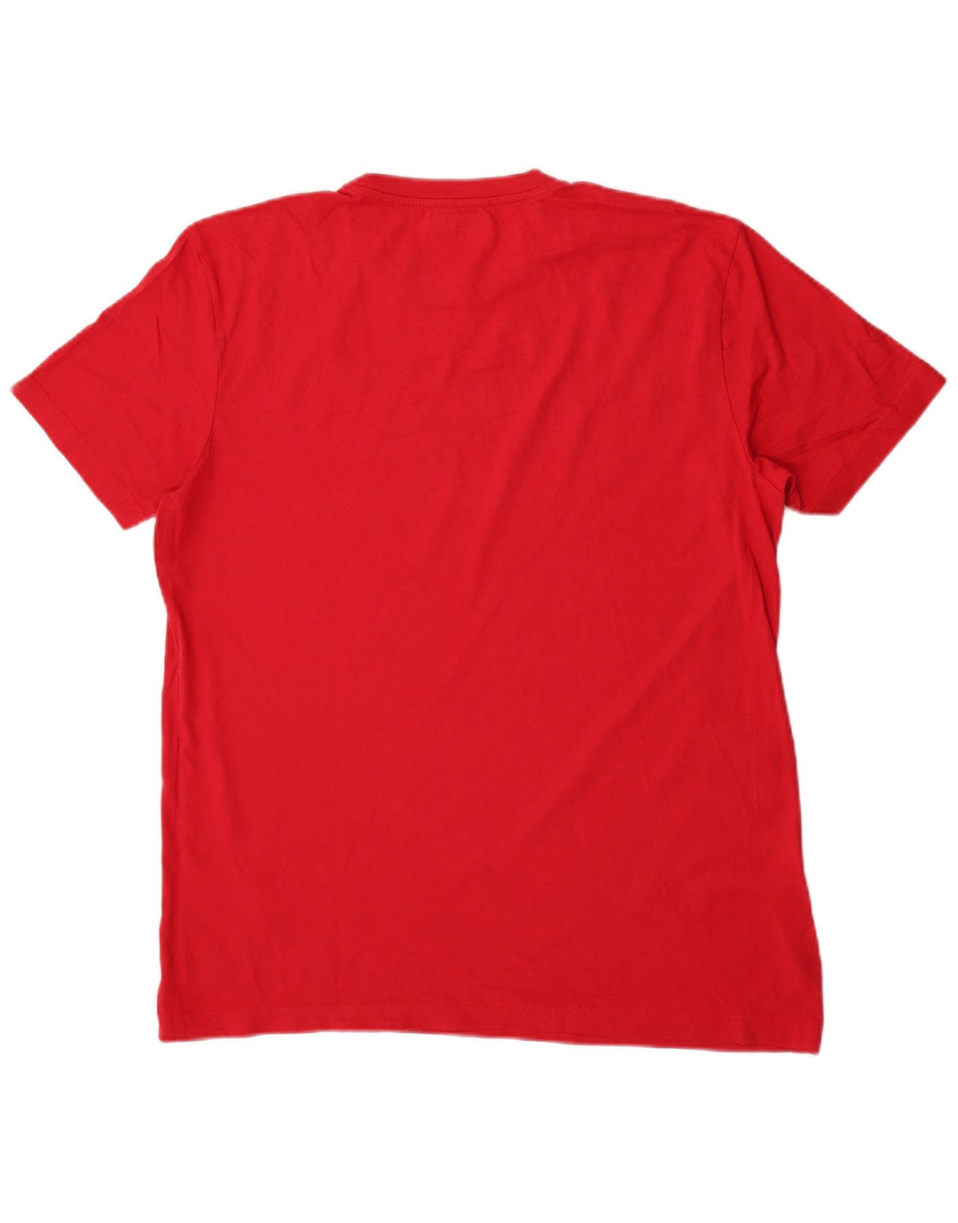Kappa Herre T-Shirt Top 2XL Rød Bomuld