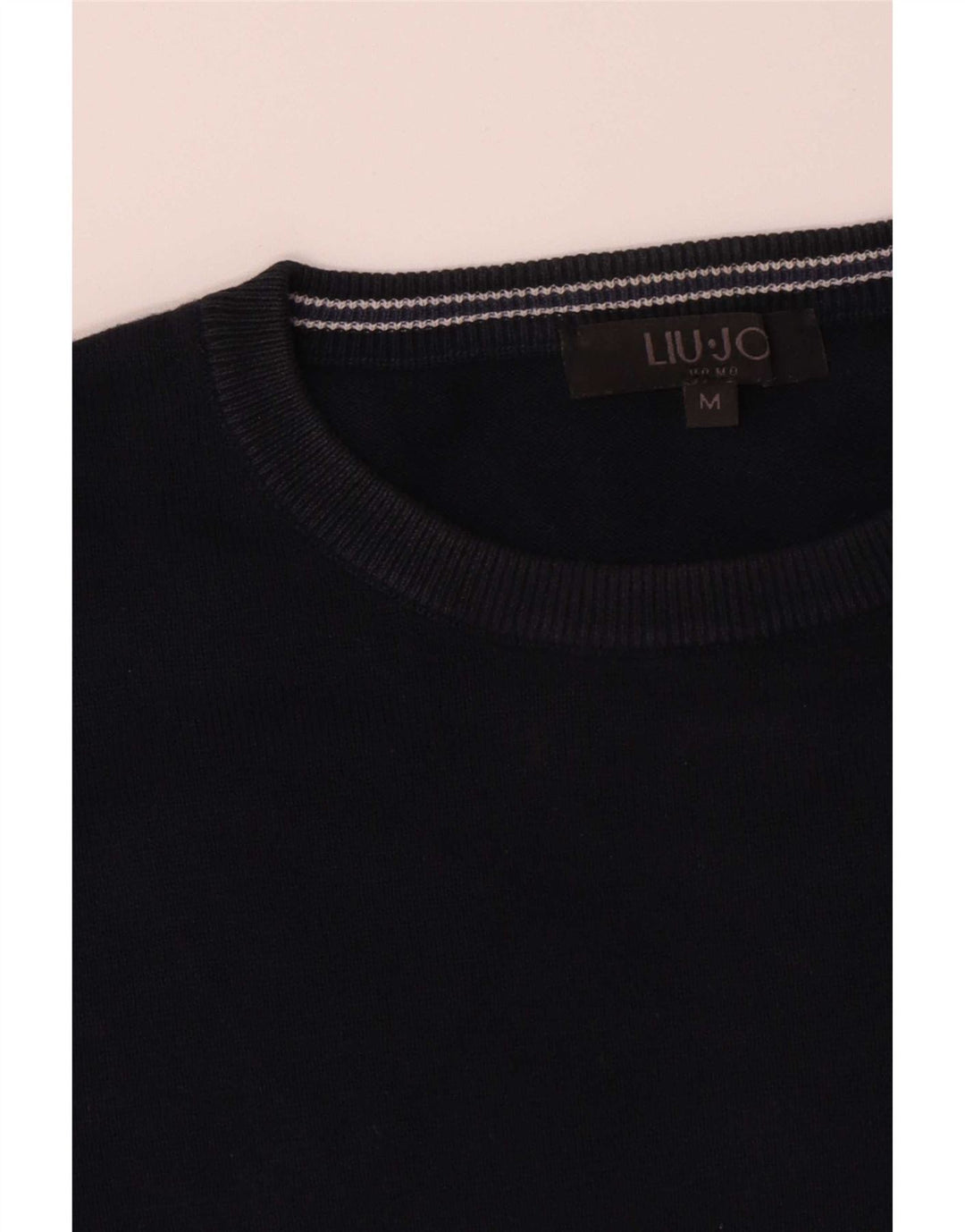 Liu Jo Herre sweater med rund hals, medium marineblå