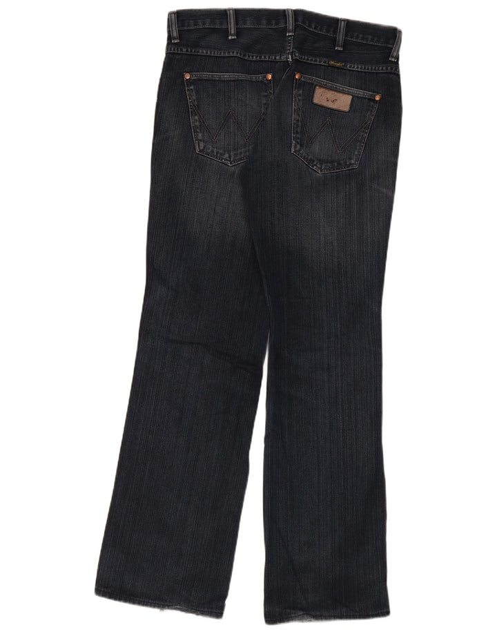 Wrangler Herre Alaska Bootcut Jeans W33 L31 Marineblå Bomuld