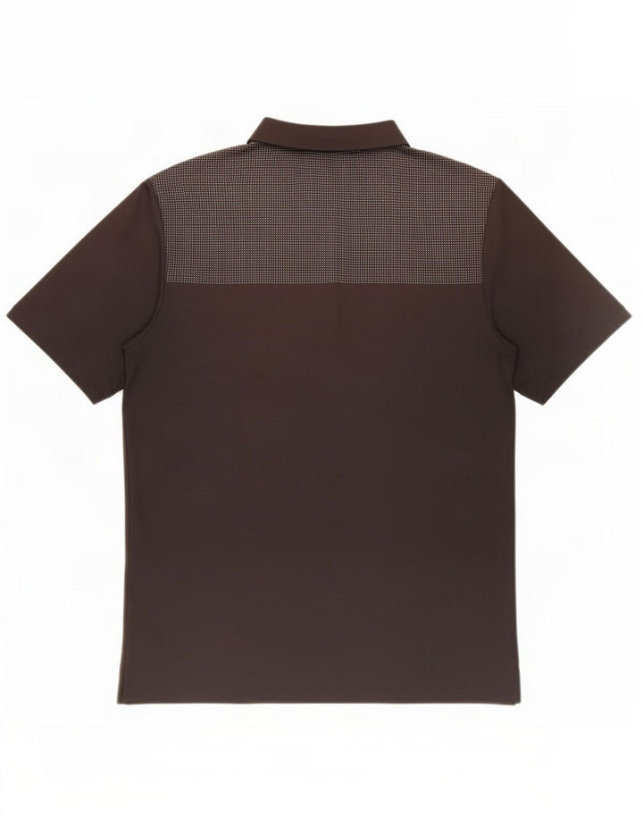 Adidas Poloshirt til mænd Medium Sort Colourblock Polyester