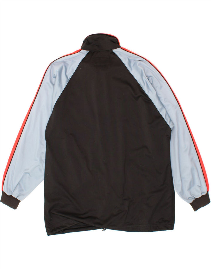 DIADORA Mens Tracksuit Top Jacket Medium Black Colourblock Polyester Vintage Diadora and Second-Hand Diadora from Messina Hembry 
