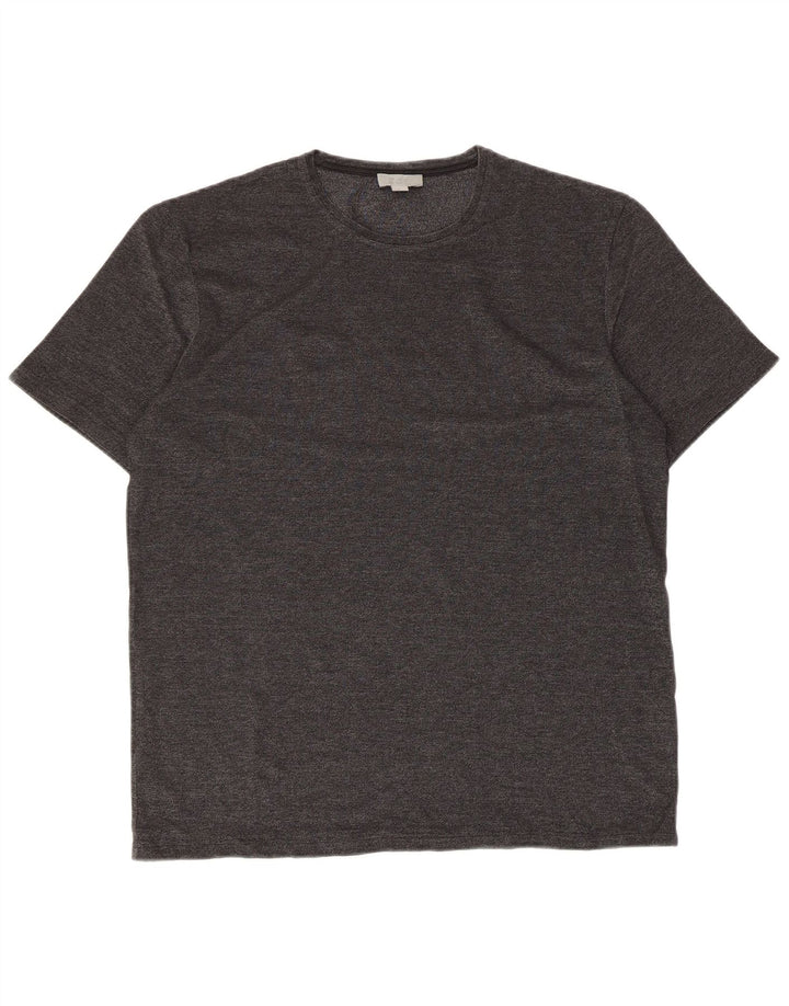 Cos Herre T-Shirt Top Medium Grå Bomuld