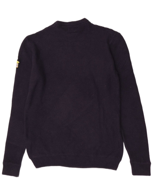 Marina Militare Herre Turtle Neck Jumper Sweater 2XL Marineblå Bomuld