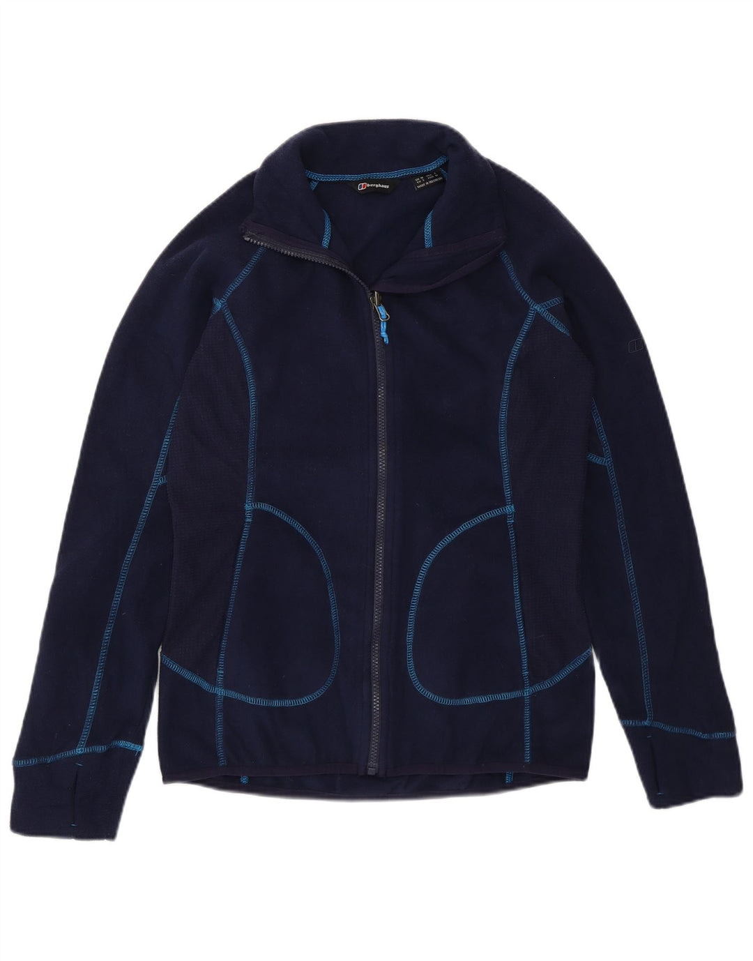 Berghaus Fleecejakke til kvinder UK 10 Lille marineblå polyester