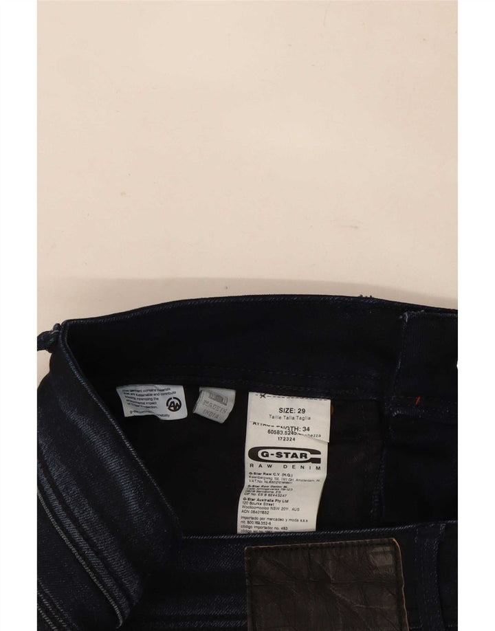 G-Star Dame Slim Jeans W29 L34 Marineblå Bomuld