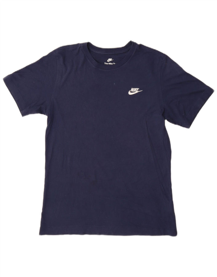 NIKE T-shirt top til mænd, lille marineblå bomuld