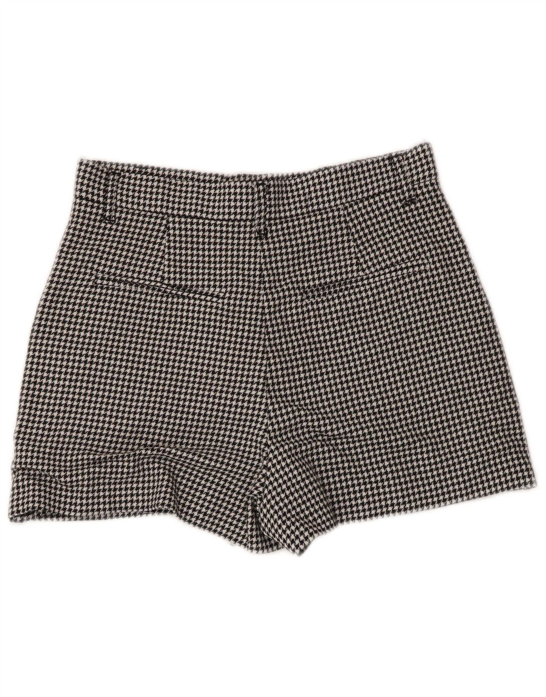Zara chinoshorts til kvinder Small W26 sort hundetand