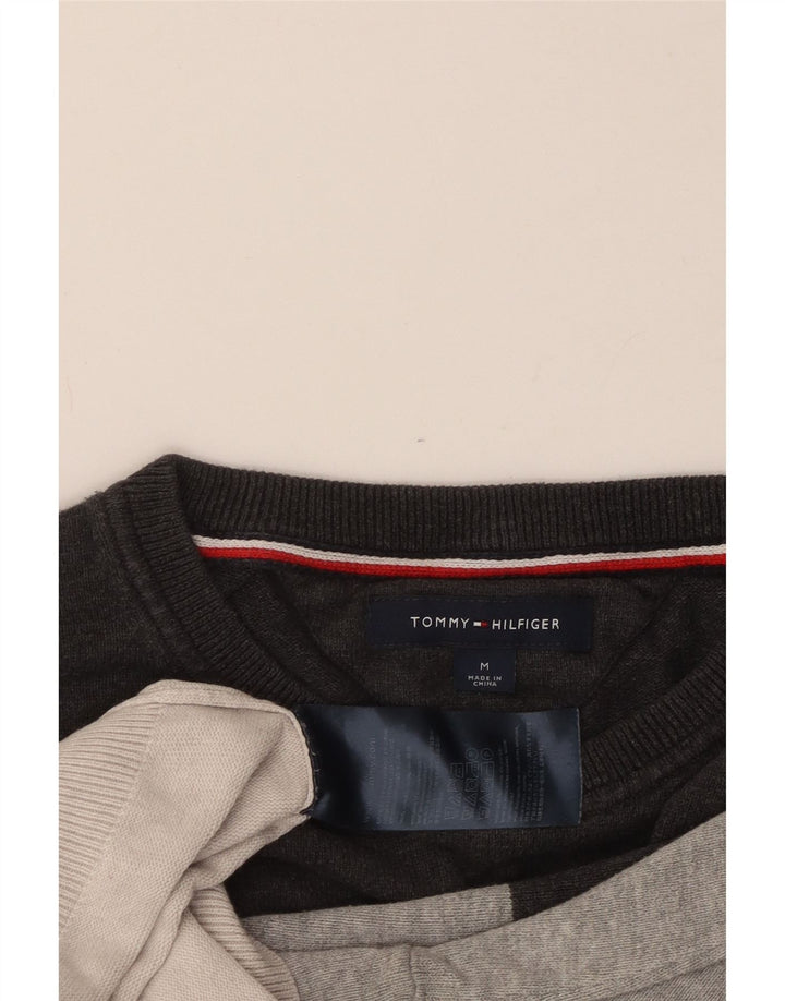 TOMMY HILFIGER sweater med rund hals til mænd mellem flerfarvet