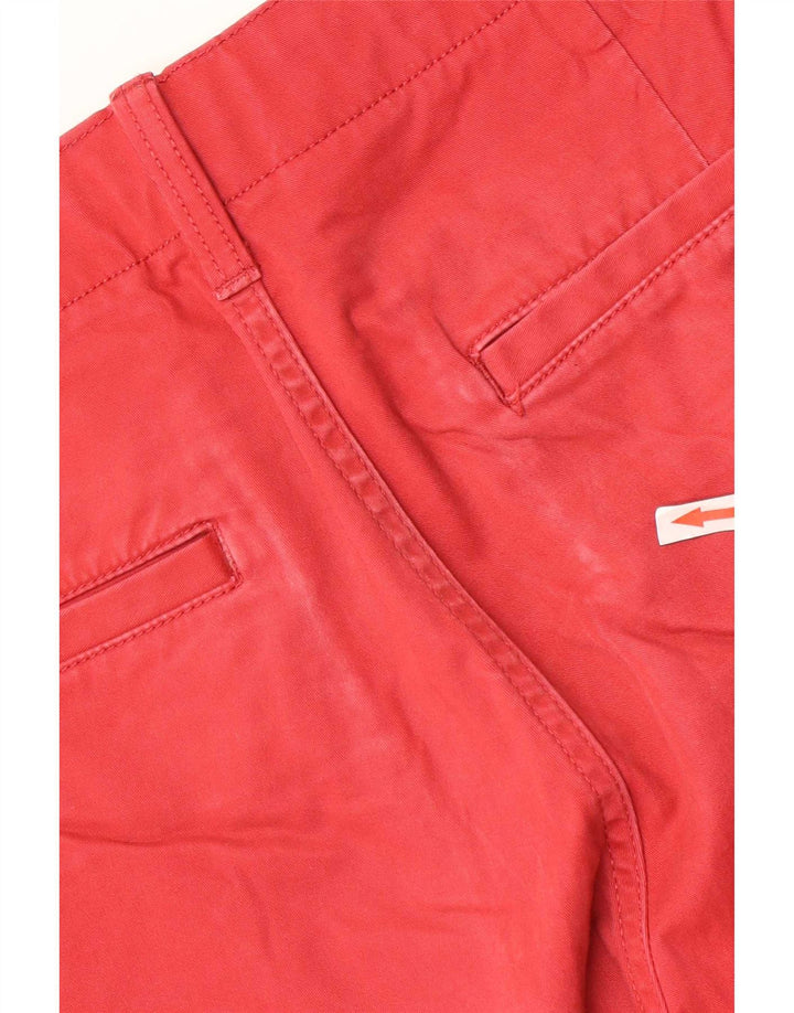 Timberland Herre Relaxed Fit Cargo Shorts W31 Medium Red Bomuld