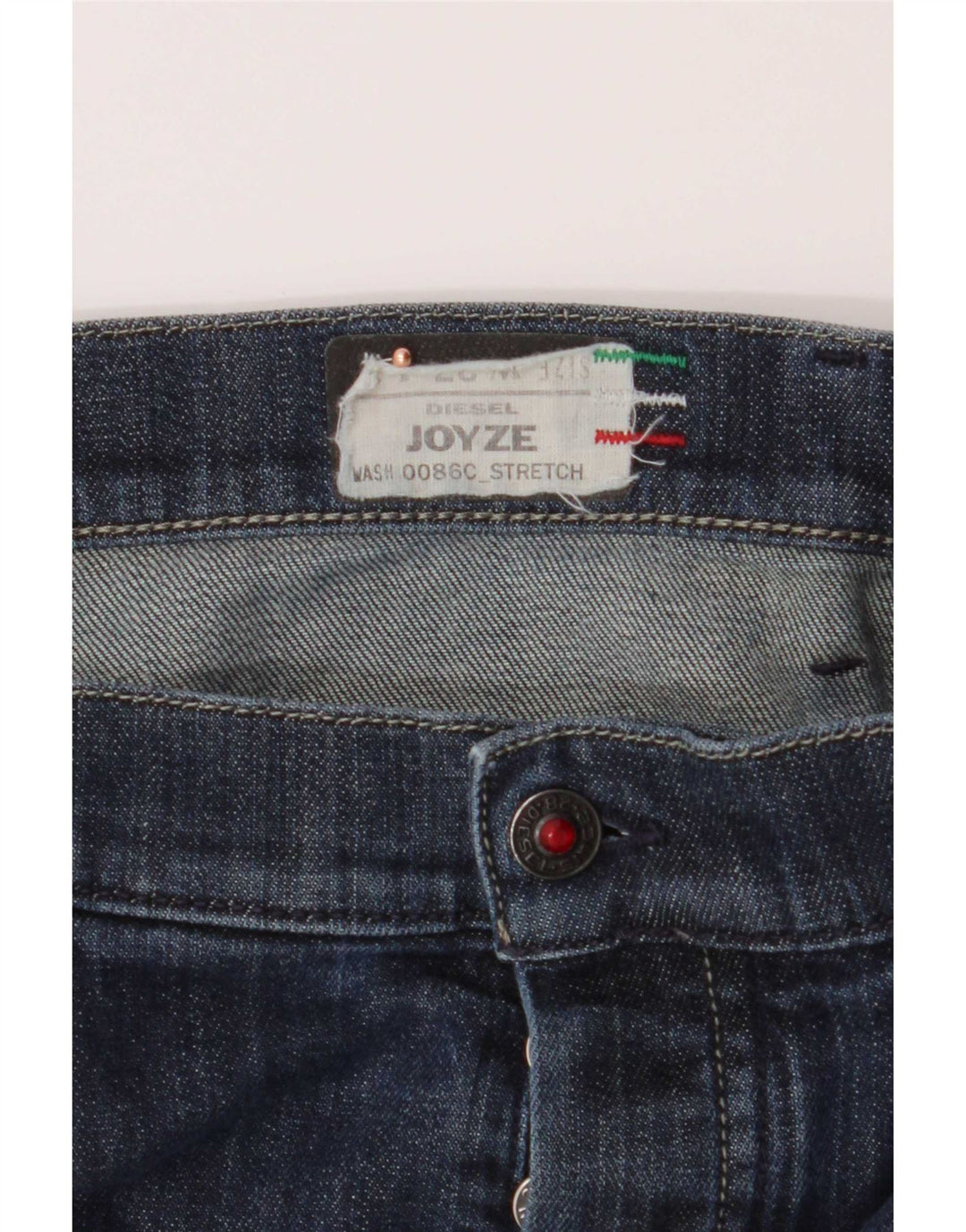 Diesel Dame Joyze Slim Jeans W27 L28 Blå Bomuld